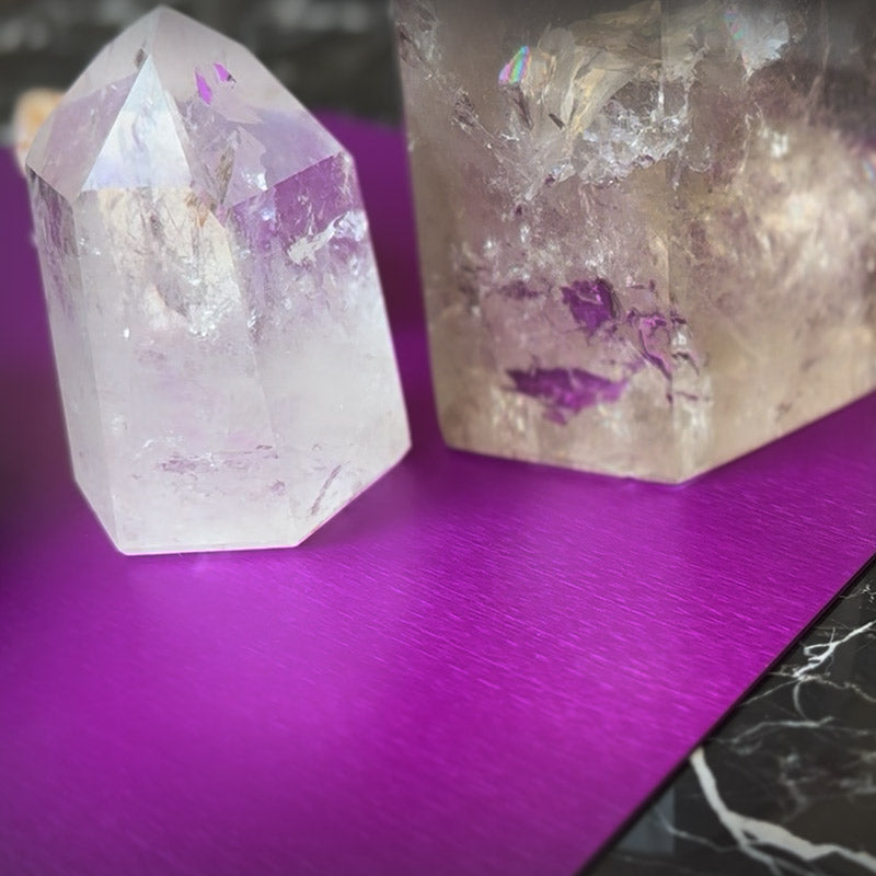 Large Tesla Purple Energy Plate. Inspired by Nikola Tesla!