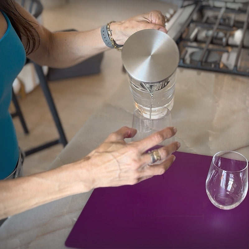 Large Tesla Purple Energy Plate. Inspired by Nikola Tesla!