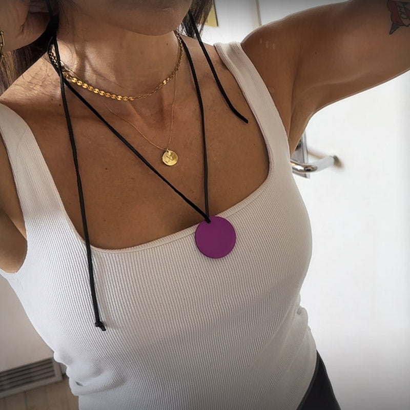 Nikola Tesla Purple Energy Large Disc. Positive Energy